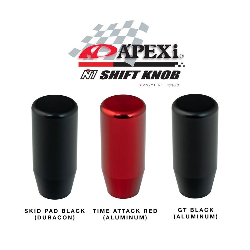 Apexi N1 Shift Knob - Skid Pad Black [Duracon] (603-SK2D)