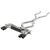 aFe MACH Force-XP 3-1/2 IN 304 Stainless Steel Cat-Back Exhaust System w/ Black Tip (49-36341-B)