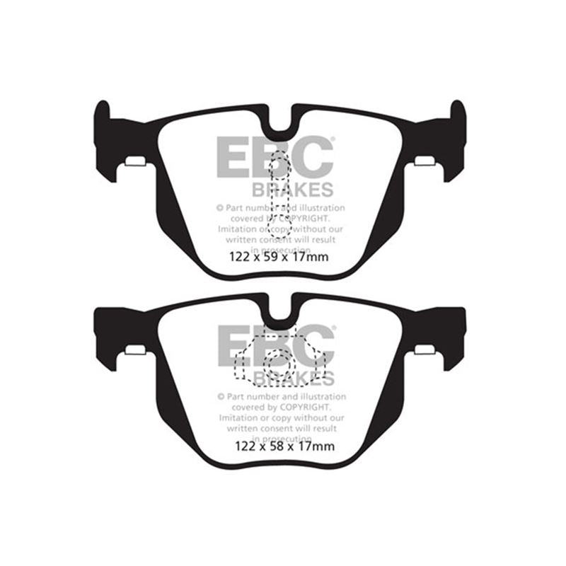 EBC Redstuff Ceramic Low Dust Brake Pads (DP32009C)