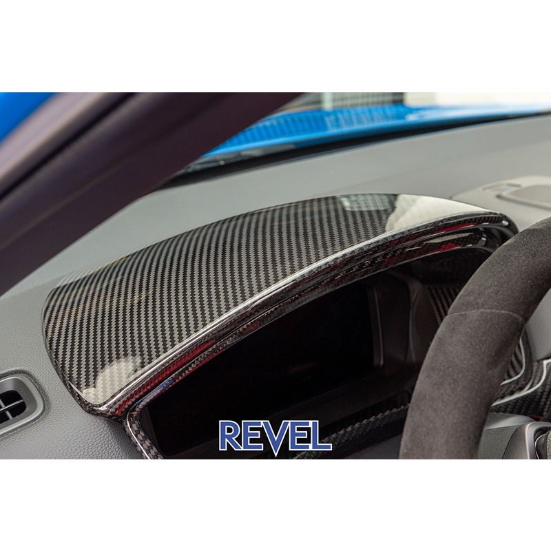 Revel GT Dry Carbon Center Dash Cover - 1 Piece for 2023+ Honda Civic Type-R (1TR4GT0DH03)