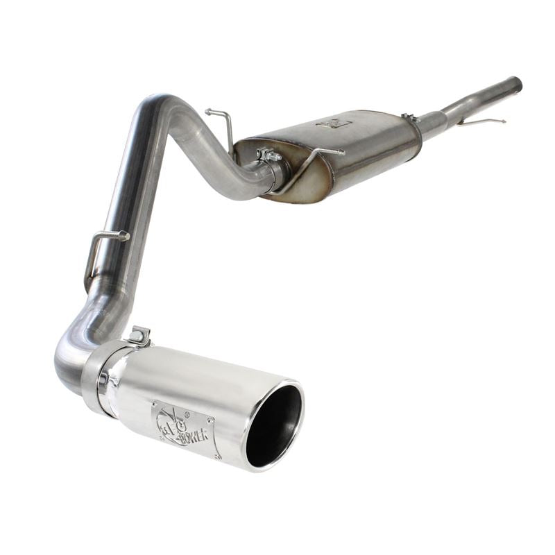 aFe MACH Force-Xp 3 IN 409 Stainless Steel Cat-Back Exhaust System w/Polished Tip (49-44038-P)