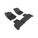 3D Maxpider KAGU Floor Mat, BLACK, 1ST ROW/2ND ROW (L1MB05301509)