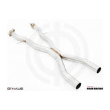 GTHaus Section 2 (Catback X-Pipe) resonator delete Section, Stainless Steel for 2011-2020 Dodge Durango(DD0410001)