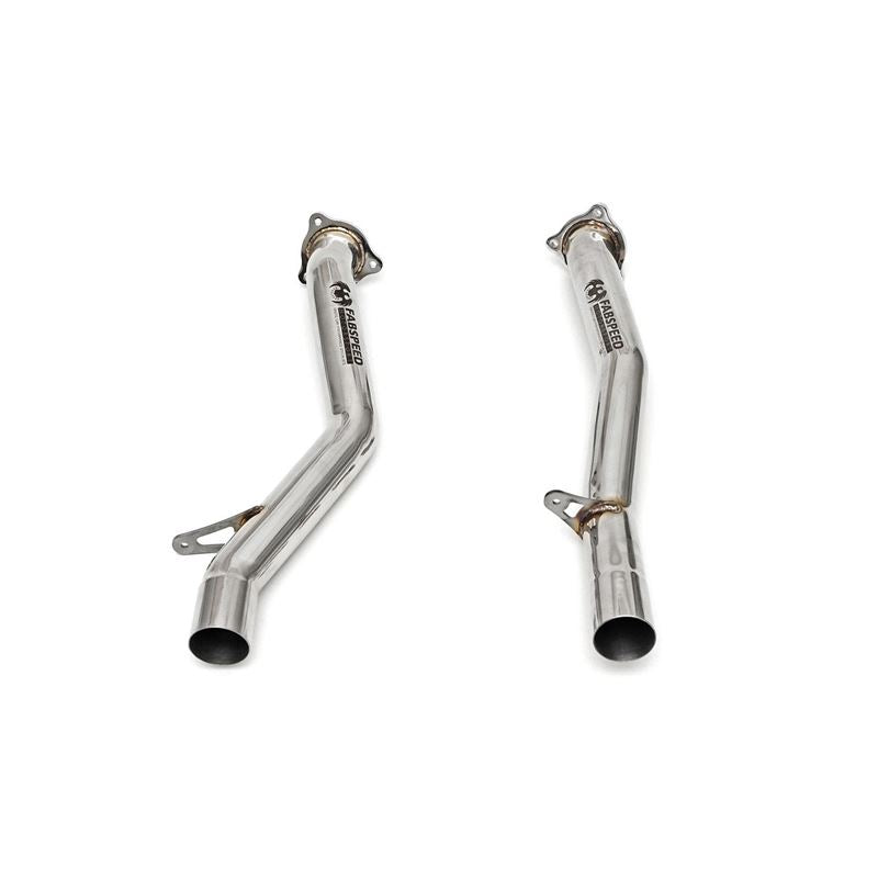 Fabspeed Porsche 958.2 S / GTS 2nd link Pipes (15-18) (FS.POR.9582GTS.CB)