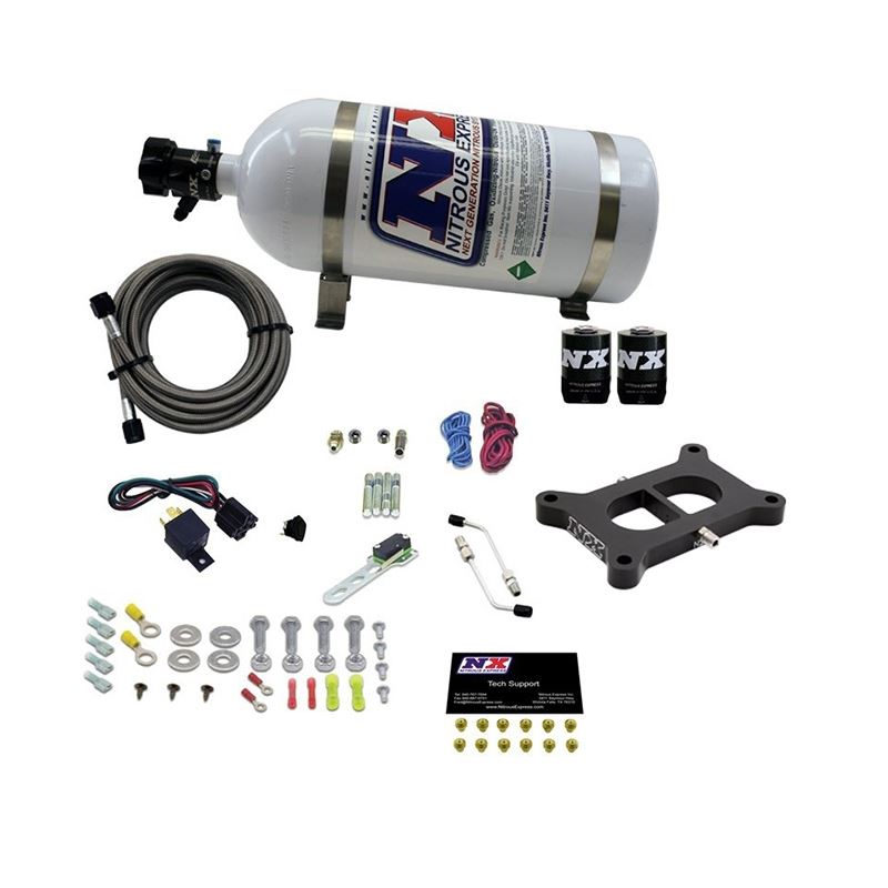 Nitrous Express 2 BBL/Gasoline Nitrous Kit (50-300HP) w/10lb Bottle (30020)