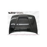 VIS Racing Invader Style Black Carbon Fiber Hood (93TYCOR4DVS-010C)