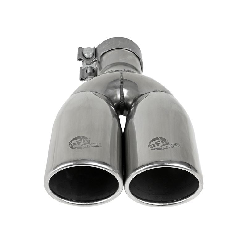 aFe MACH Force-Xp 304 Stainless Steel Clamp-on Exhaust Tip Polished (49T25374-P12)