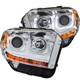 ANZO USA 2014-2016 Toyota Tundra Projector Headlights w/ U-Bar Chrome (111319)