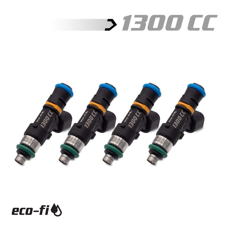 Blox Racing Eco-Fi Street Injectors 1300cc/min Honda K Series (Set of 4) (BXEF-06514-1300-4)