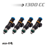 Blox Racing Eco-Fi Street Injectors 1300cc/min Honda K Series (Set of 4) (BXEF-06514-1300-4)