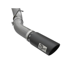 Load image into Gallery viewer, aFe Large Bore-HD 5 IN 409 Stainless Steel DPF-Back Exhaust System w/Black Tip (49-44081-B)