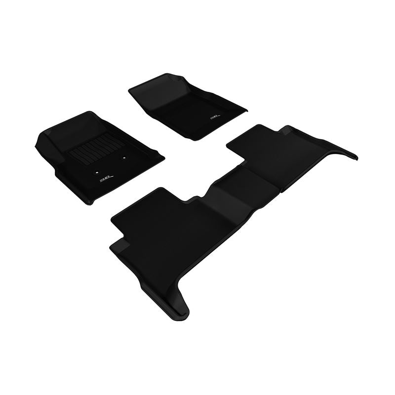 3D Maxpider KAGU Floor Mat, BLACK, 1ST ROW/2ND ROW (L1CH06701509)