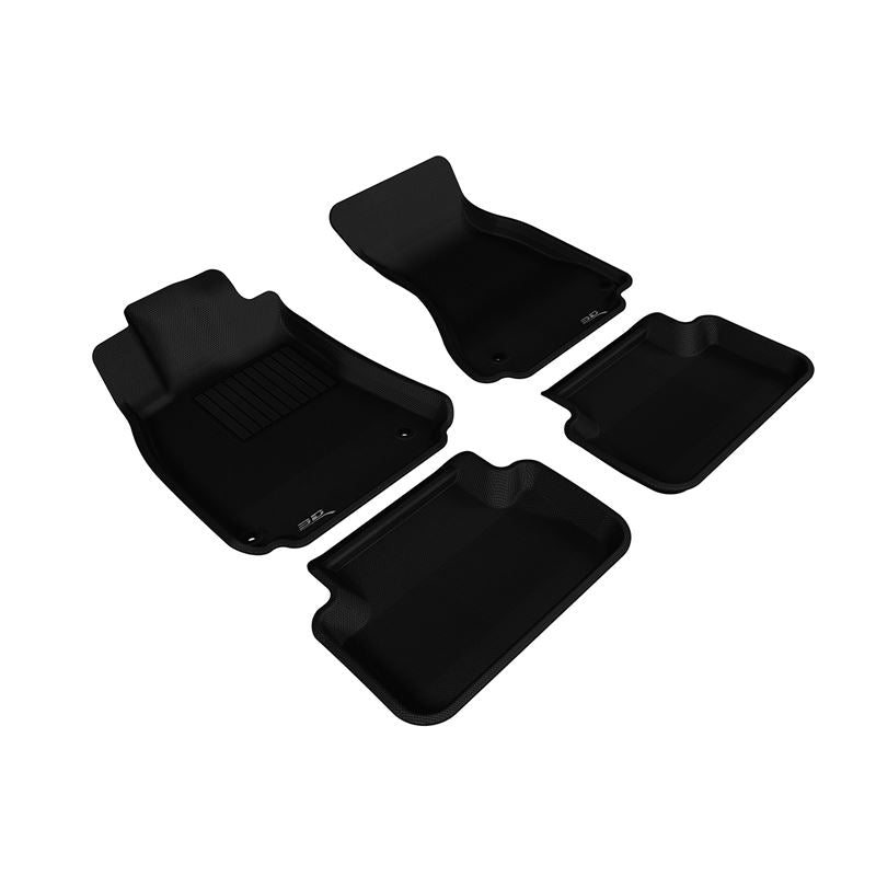 3D Maxpider KAGU Floor Mat, BLACK, 1ST ROW/2ND ROW (L1AD02701509)