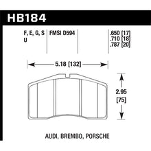 Load image into Gallery viewer, Hawk Performance DTC-80 Brake Pads (HB184Q.650)