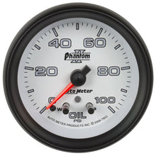 Load image into Gallery viewer, AutoMeter Phantom II 2-5/8in 100 PSI Stepper Motor Oil Pressure Gauge (7853)