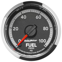 Load image into Gallery viewer, AutoMeter Factory Match 2 1/6in Full Sweep Electronic 0-100 PSI Fuel Pressure Gauge Dodge Ram Gen 4 (8564)