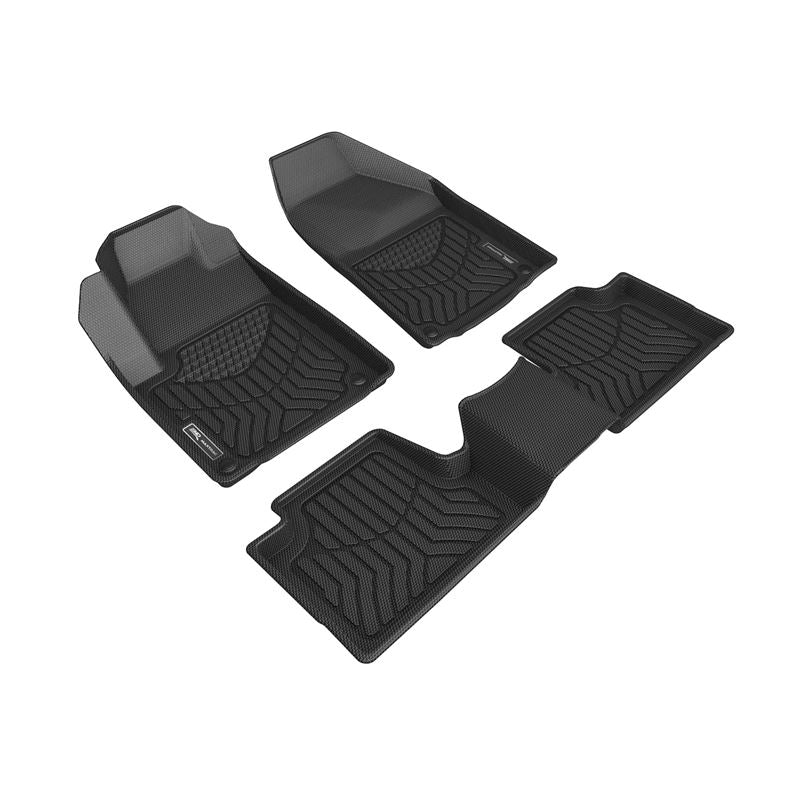 3D Maxpider MAXTRAC Floor Mat, BLACK, 1ST ROW/2ND ROW (A5JP01501809)