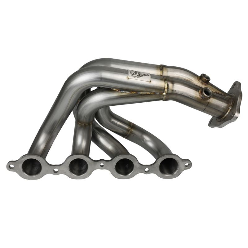 aFe Twisted Steel 1-7/8 IN to 2-3/4 IN 304 Stainless Headers w/Raw Finish(C8)2020 V8-6.2L(48-34148)