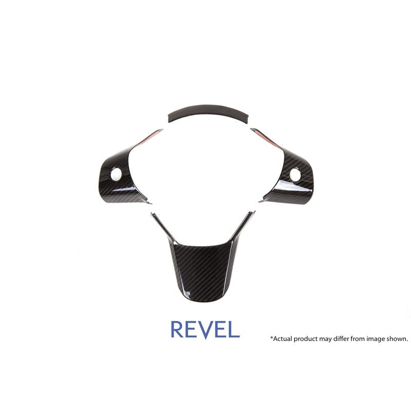 Revel GT Dry Carbon Steering Wheel Insert Covers for Tesla Model 3 (1TR4GT1AX01)