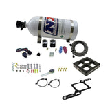 Nitrous Express Dry, Dual Stage Billet Crossbar Plate System 100-1000HP (4500 Flange) W/10Lb Bottle (66247-10)