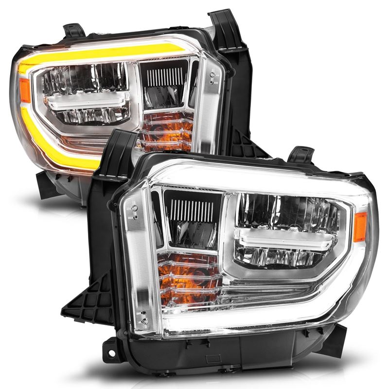 ANZO USA LED Crystal Headlight Set for 2014-2017 Toyota Tundra (111532)