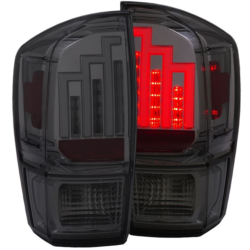 ANZO USA 2016-2017 Toyota Tacoma LED Taillights Smoke (311282)