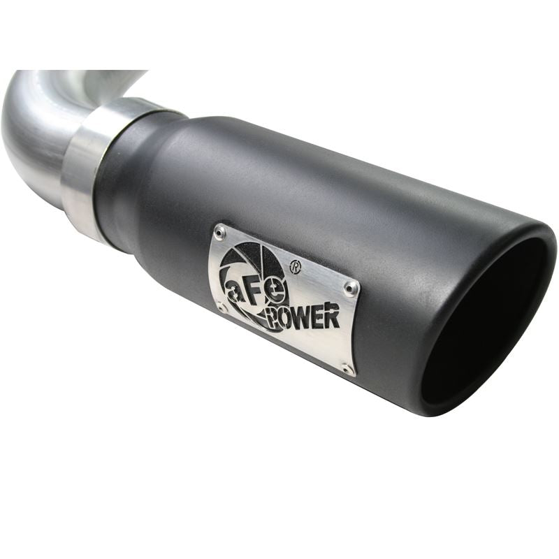 aFe MACH Force-Xp 3 IN 409 Stainless Steel Cat-Back Exhaust System w/Black Tip (49-44012-B)