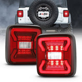 ANZO USA Tail Light Assembly LED Red/Clear Lens Pair (311295)