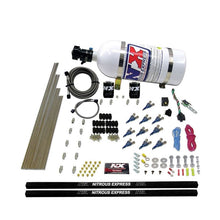 Load image into Gallery viewer, Nitrous Express 10 Cyl Piranha Nozzle Direct Port Nitrous Kit (250-500HP) w/10lb Bottle (81000EFI-10)