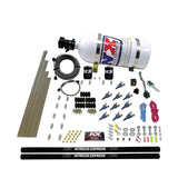 Nitrous Express 10 Cyl Piranha Nozzle Direct Port Nitrous Kit (250-500HP) w/10lb Bottle (81000EFI-10)