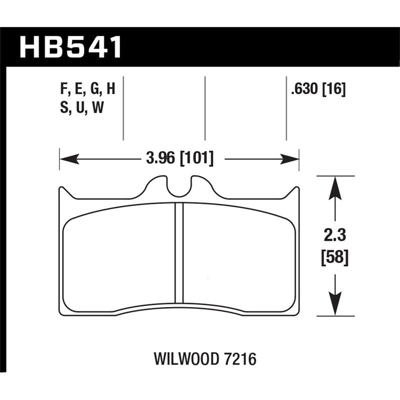 Hawk Performance DTC-80 Disc Brake Pad (HB541Q.630)