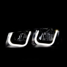 Load image into Gallery viewer, ANZO USA 2003-2006 Chevrolet Silverado 1500 Projector Headlights w/ U-Bar Black (111312)