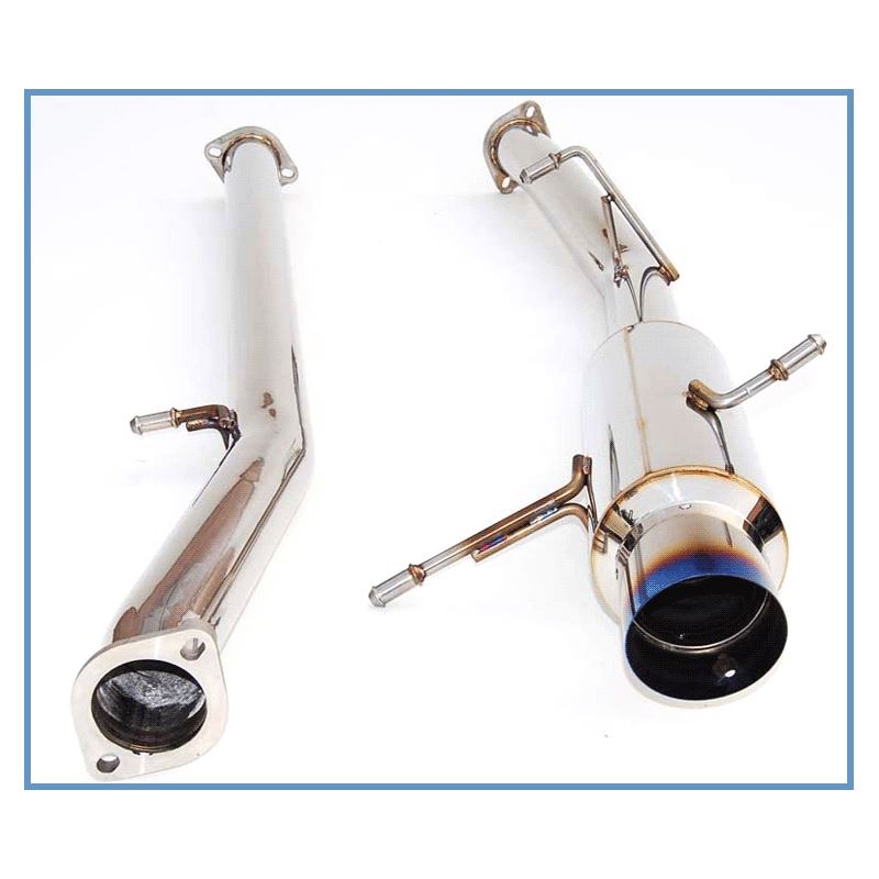 Invidia 02-07 WRX/STi 76mm N1 RACING Titanium Tip Cat-back Exhaust (HS02SW1GRT)