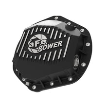 Load image into Gallery viewer, aFe Pro Series Rear Differential Cover Black w/ Machined Fins (46-70392)