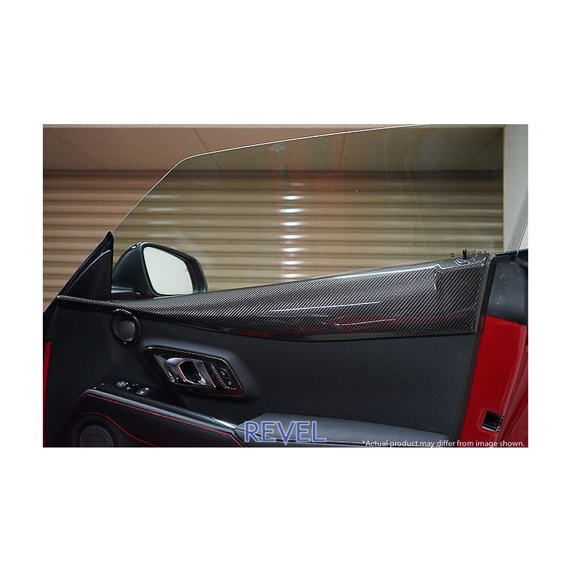 Revel GT Dry Carbon Door Trim Cover Set for Toyota Supra 20+ (1TR4GT0AT01)