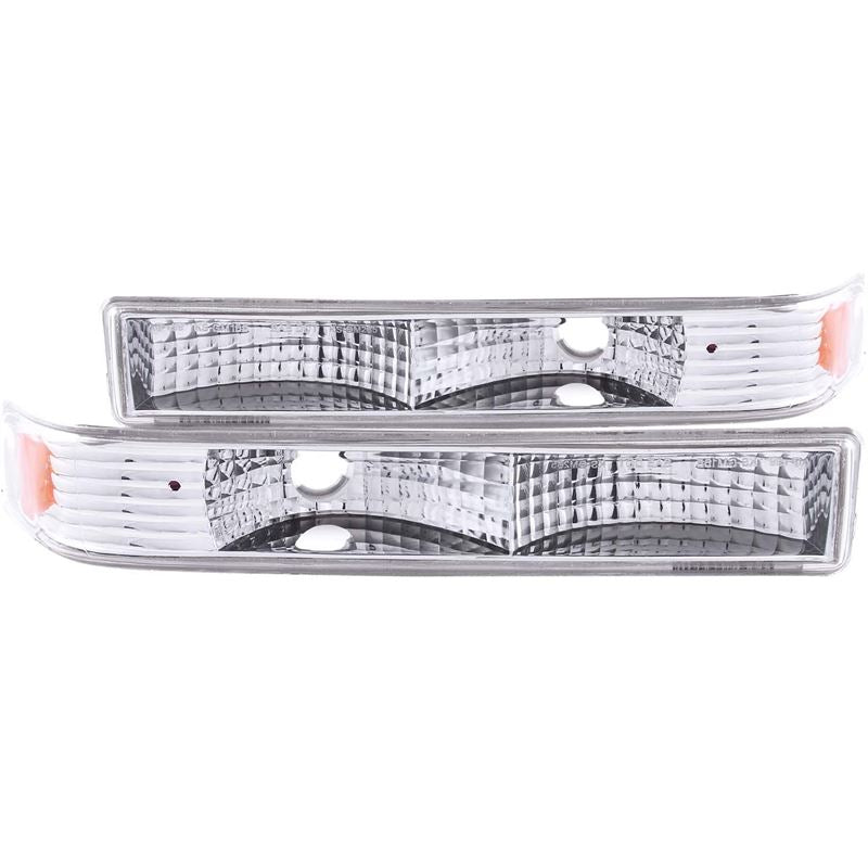 ANZO USA 1998-2005 Chevrolet S-10 Euro Parking Lights Chrome (511038)