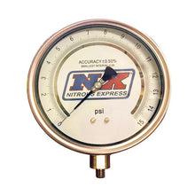 Load image into Gallery viewer, Nitrous Express 6 Certified Pressure Gauge Only (Gauge From P/N 15529) (15530)