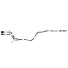 Load image into Gallery viewer, Takeda 2-1/2 IN to 3 IN 304 Stainless Steel Cat-Back Exhaust w/ Carbon Fiber Tip for 2013-2017 Hyundai Veloster(49-37018-C)