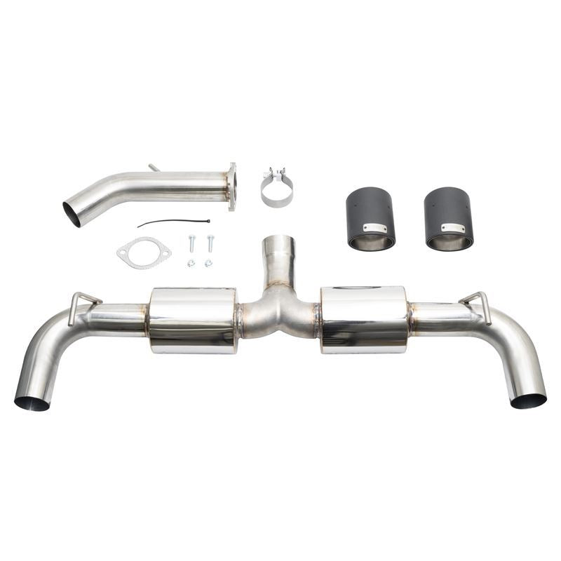 Injen 19-22 Hyundai Veloster N L4 2.0L Turbo Performance SS Axle Back Exhaust System - Carbon Tips (SES1343ABCF)