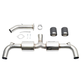 Injen 19-22 Hyundai Veloster N L4 2.0L Turbo Performance SS Axle Back Exhaust System - Carbon Tips (SES1343ABCF)