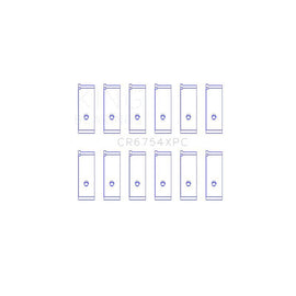 King Engine Bearings Connecting Rod Bearing Set for 2001-2005 Lexus IS300 (CR6754XPC)