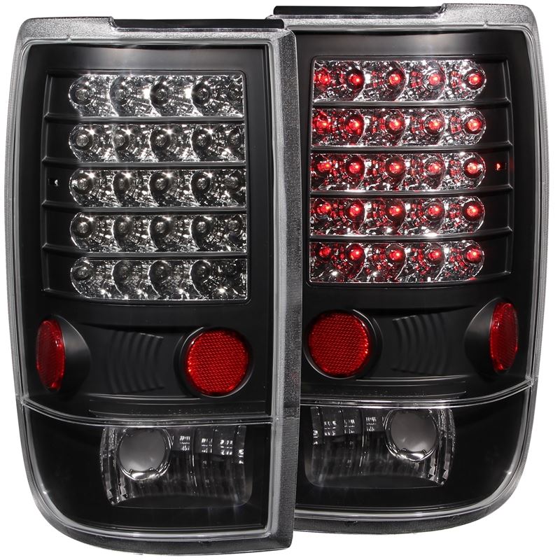 ANZO USA 1997-2002 Ford Expedition LED Taillights Black (311021)