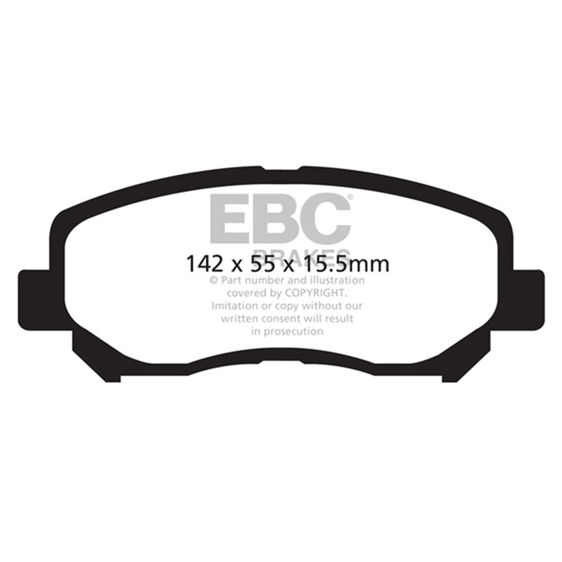 EBC Redstuff Ceramic Low Dust Brake Pads (DP32134C)