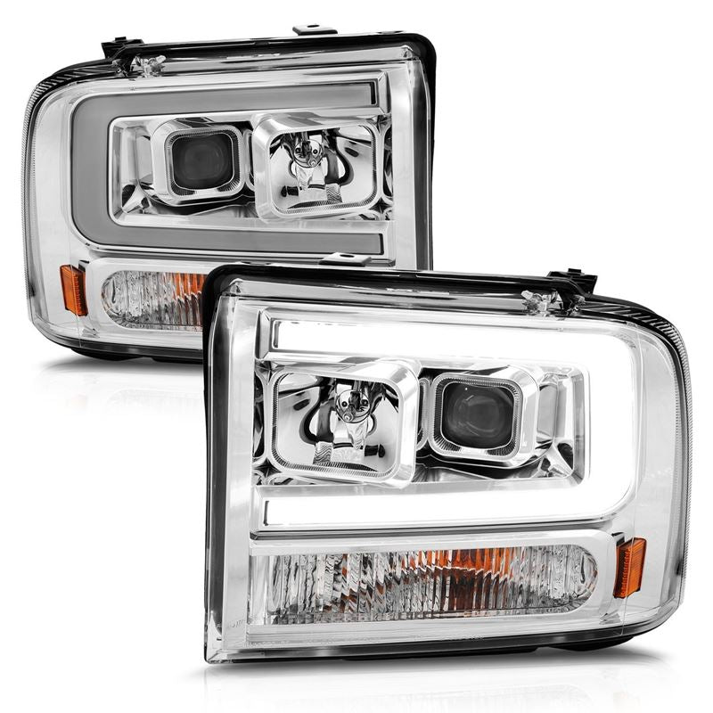 ANZO USA Projector Headlight Set for 2005 Ford Excursion (111552)