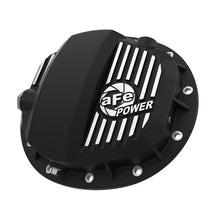 Load image into Gallery viewer, aFe Pro Series Dana 30 Front Differential Cover Black w/Machined Fins(46-71140B)