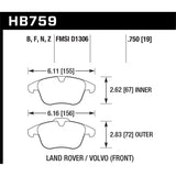 Hawk Performance HPS 5.0 Brake Pads (HB759B.750)