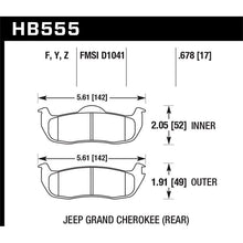 Load image into Gallery viewer, Hawk Performance LTS Brake Pads (HB555Y.678)