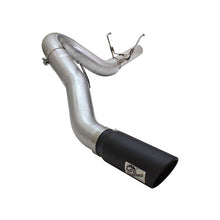 Load image into Gallery viewer, aFe Large Bore-HD 5 IN 409 Stainless Steel DPF-Back Exhaust System w/Black Tip (49-42051-1B)