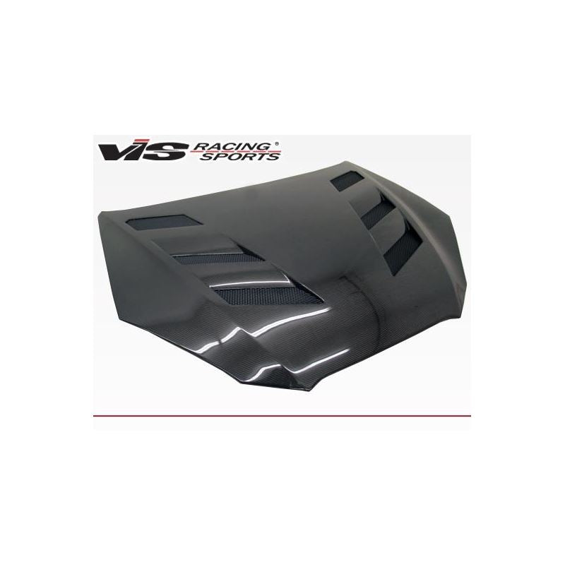 VIS Racing AMS Style Black Carbon Fiber Hood (10HYGEN2DAMS-010C)