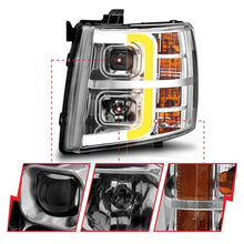 Load image into Gallery viewer, ANZO USA Projector Headlight Set for 2007-2013 Chevrolet Silverado 1500 (111546)